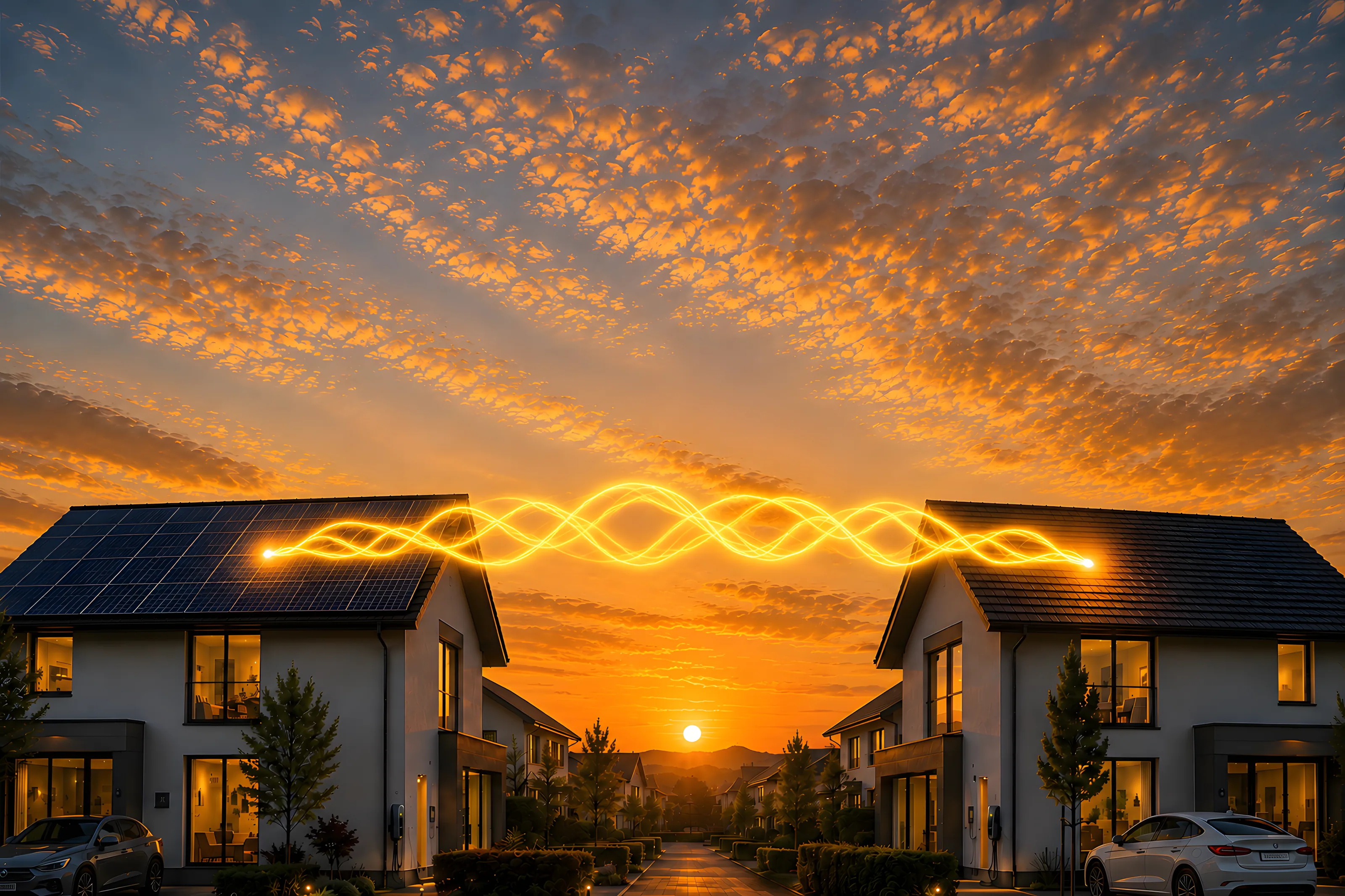 Wohnhaus mit Solaranlage – Wattlokal Hero